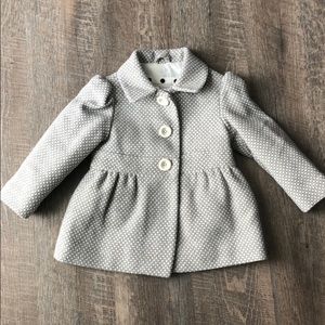 Kids gray pea coat